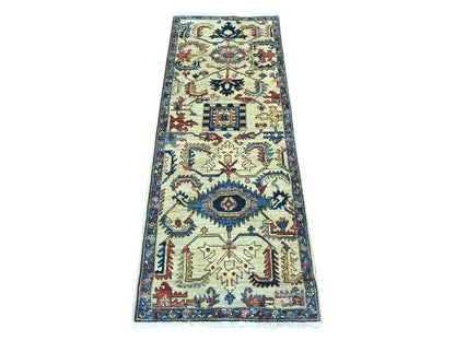 Green 2'3" x 5'11" Tribal & Geometric Hand knotted Wool Rug - Sku: O022820