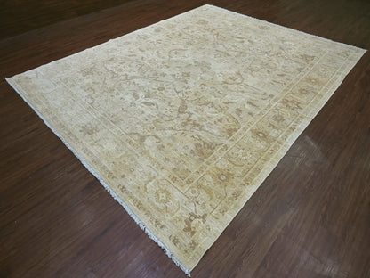 Peshawar Tribal & Geometric hand-knotted wool rug in Gray, 9'2" x 11'9" — SKU O022862 (view 3)