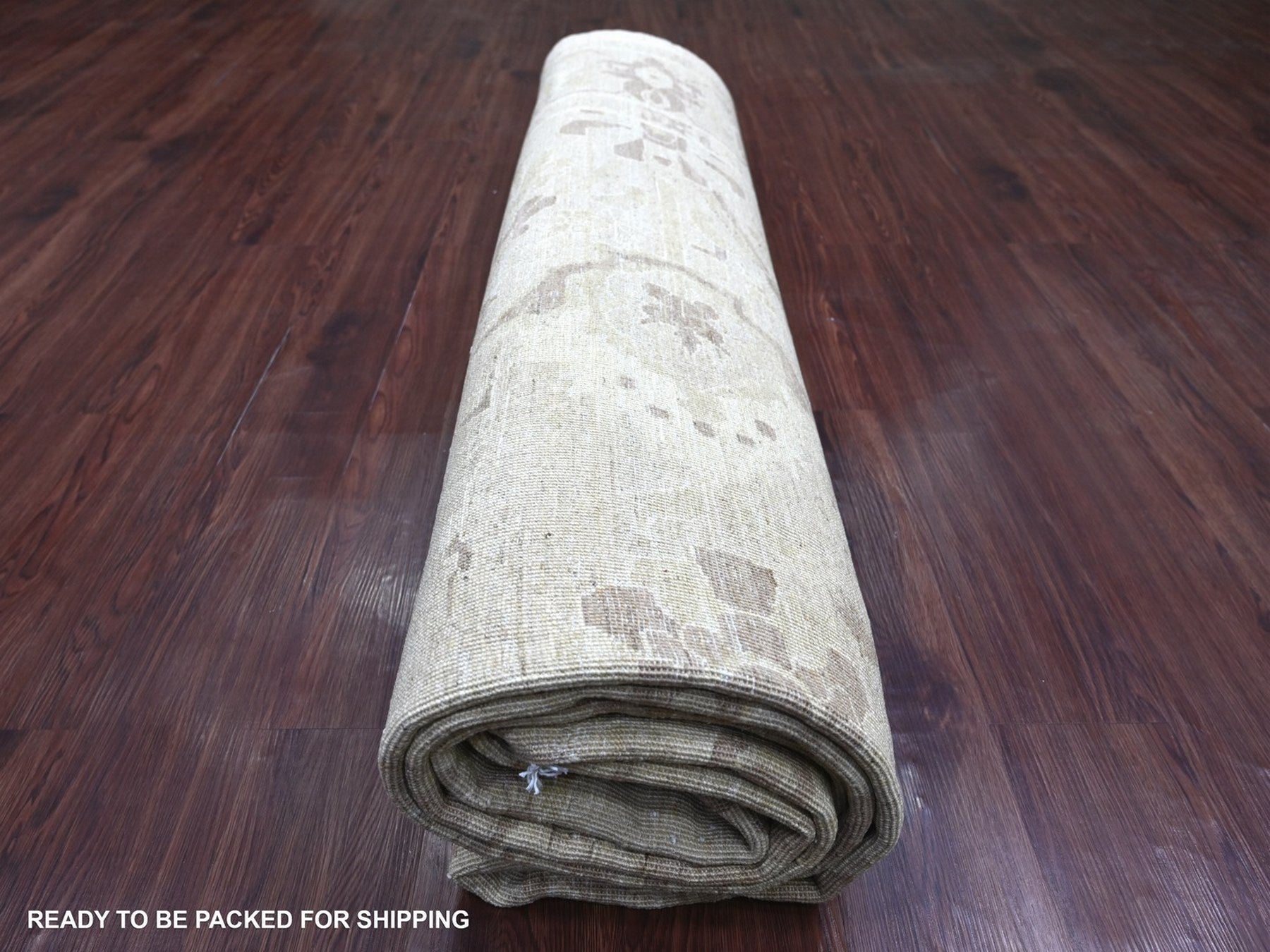 Peshawar Tribal & Geometric hand-knotted wool rug in Gray, 9'2" x 11'9" — SKU O022862 (view 9)