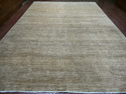 Brown 11'8" x 15'3" Modern and Contemporary Hand knotted Wool Rug - Sku: O022872
