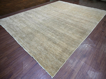 Brown 11'8" x 15'3" Modern and Contemporary Hand knotted Wool Rug - Sku: O022872