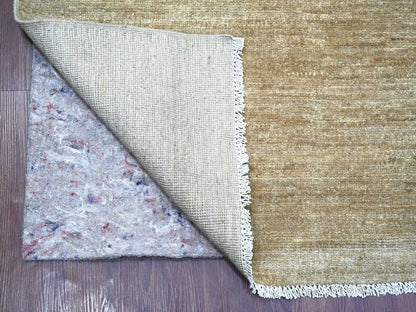 Brown 7'8" x 9'10" Modern and Contemporary Hand knotted Wool Rug - Sku: O022873
