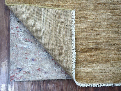 Brown 2'6" x 5'8" Modern and Contemporary Hand knotted Wool Rug - Sku: O022874