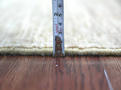 Brown 2'6" x 5'8" Modern and Contemporary Hand knotted Wool Rug - Sku: O022874