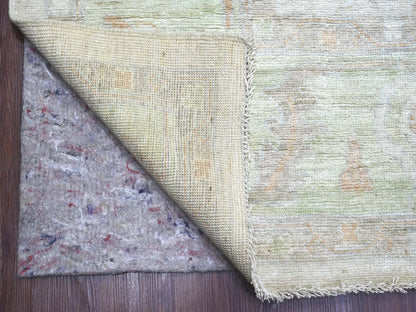 Grey 10'0" x 13'7" Oushak And Peshawar Hand knotted Wool Rug - Sku: O022884