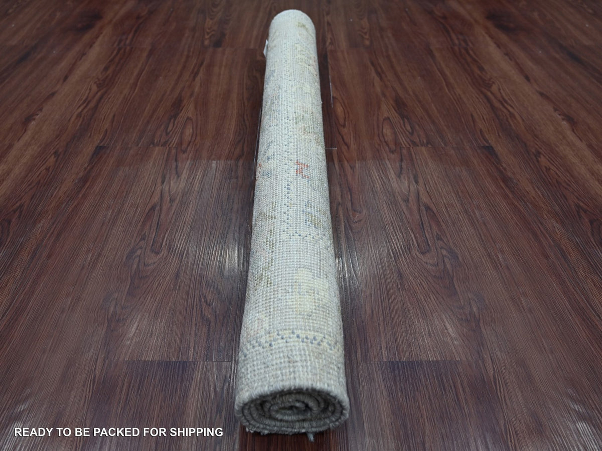 Oushak Oushak hand-knotted wool rug in Gray, 3' x 4'11" — SKU O022898 (view 4)