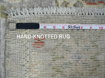 Oushak Oushak hand-knotted wool rug in Gray, 3' x 4'11" — SKU O022898 (view 6)