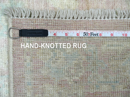 Oushak Oushak hand-knotted wool rug in Pink, 3'3" x 4'10" — SKU O022899 (view 6)