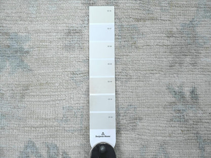 Ivory 3'1" x 5'5" Oushak And Peshawar Hand knotted Wool Rug - Sku: O022901