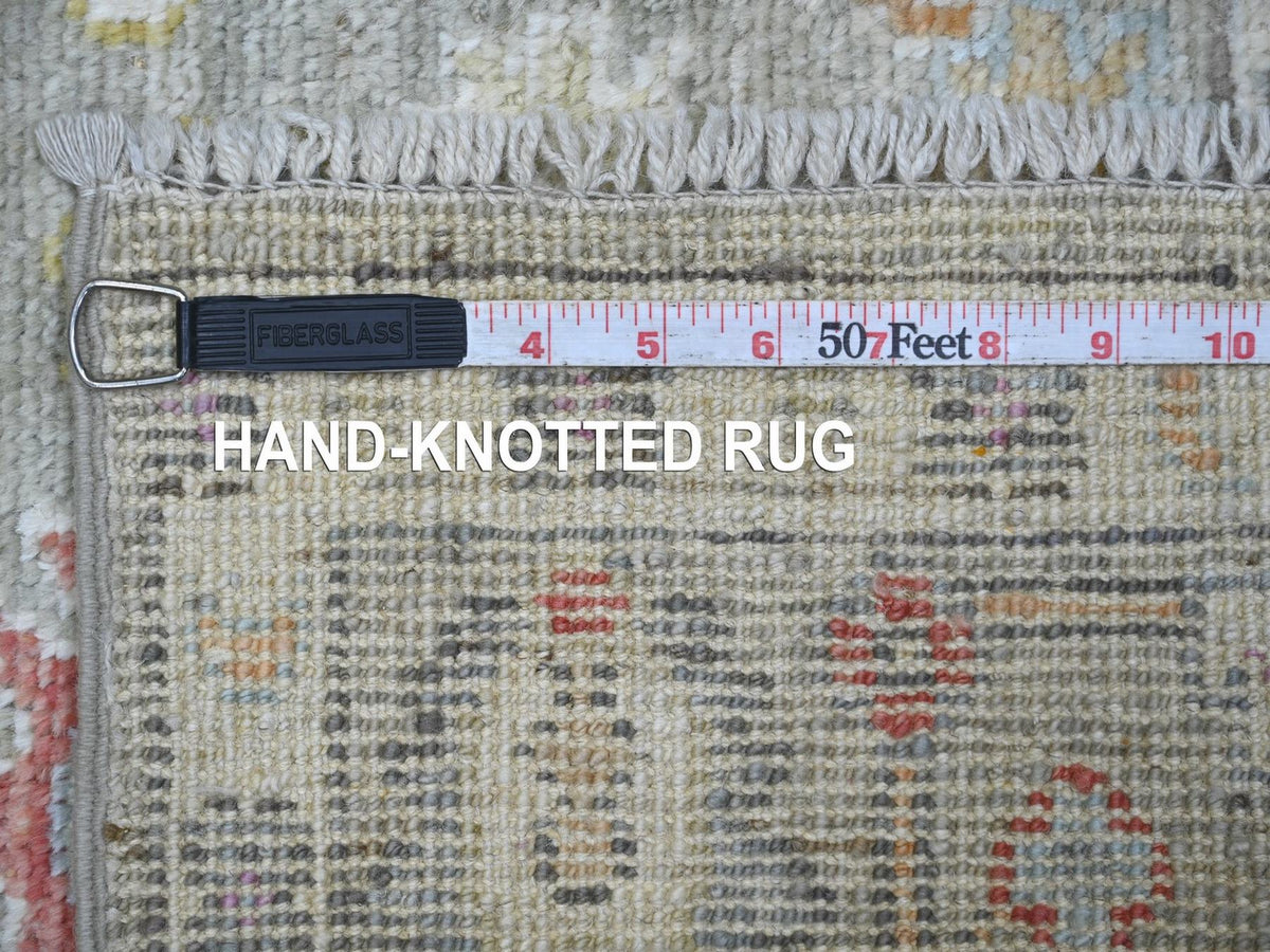 Oushak Oushak hand-knotted wool rug in Gray, 4'1" x 5'11" — SKU O022902 (view 6)