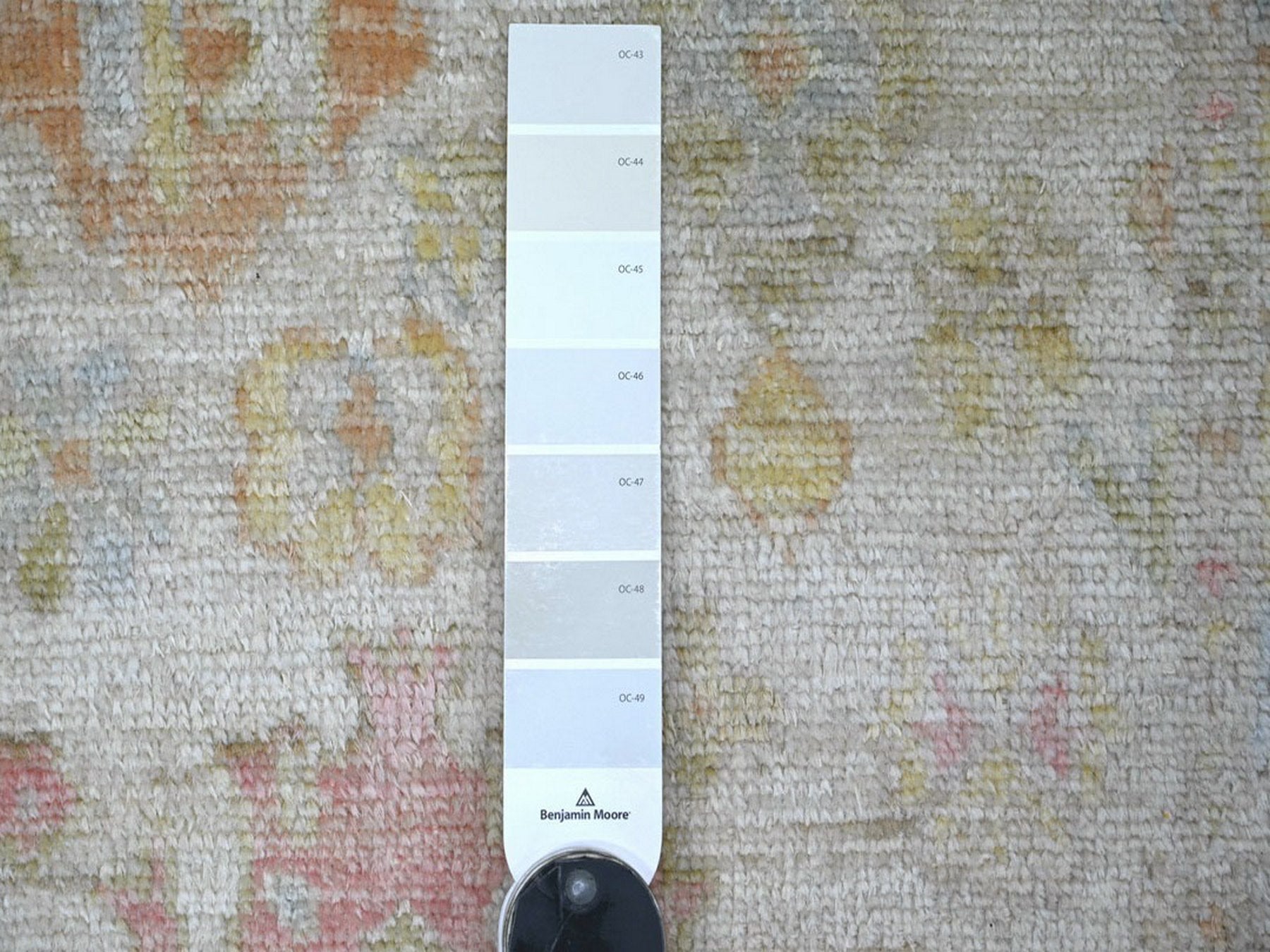 Oushak Oushak hand-knotted wool runner in Gray, 2'10" x 6' — SKU O022907 (view 3)