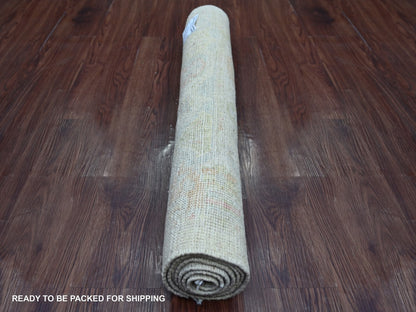 Oushak Oushak hand-knotted wool runner in Gray, 2'10" x 6' — SKU O022907 (view 4)