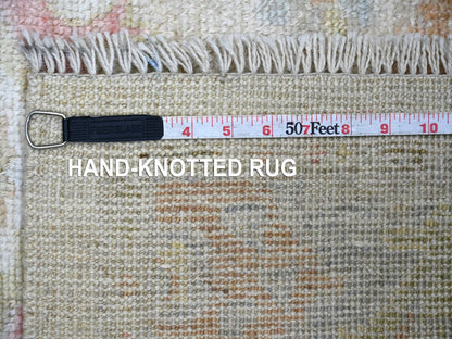 Oushak Oushak hand-knotted wool runner in Gray, 2'10" x 6' — SKU O022907 (view 6)
