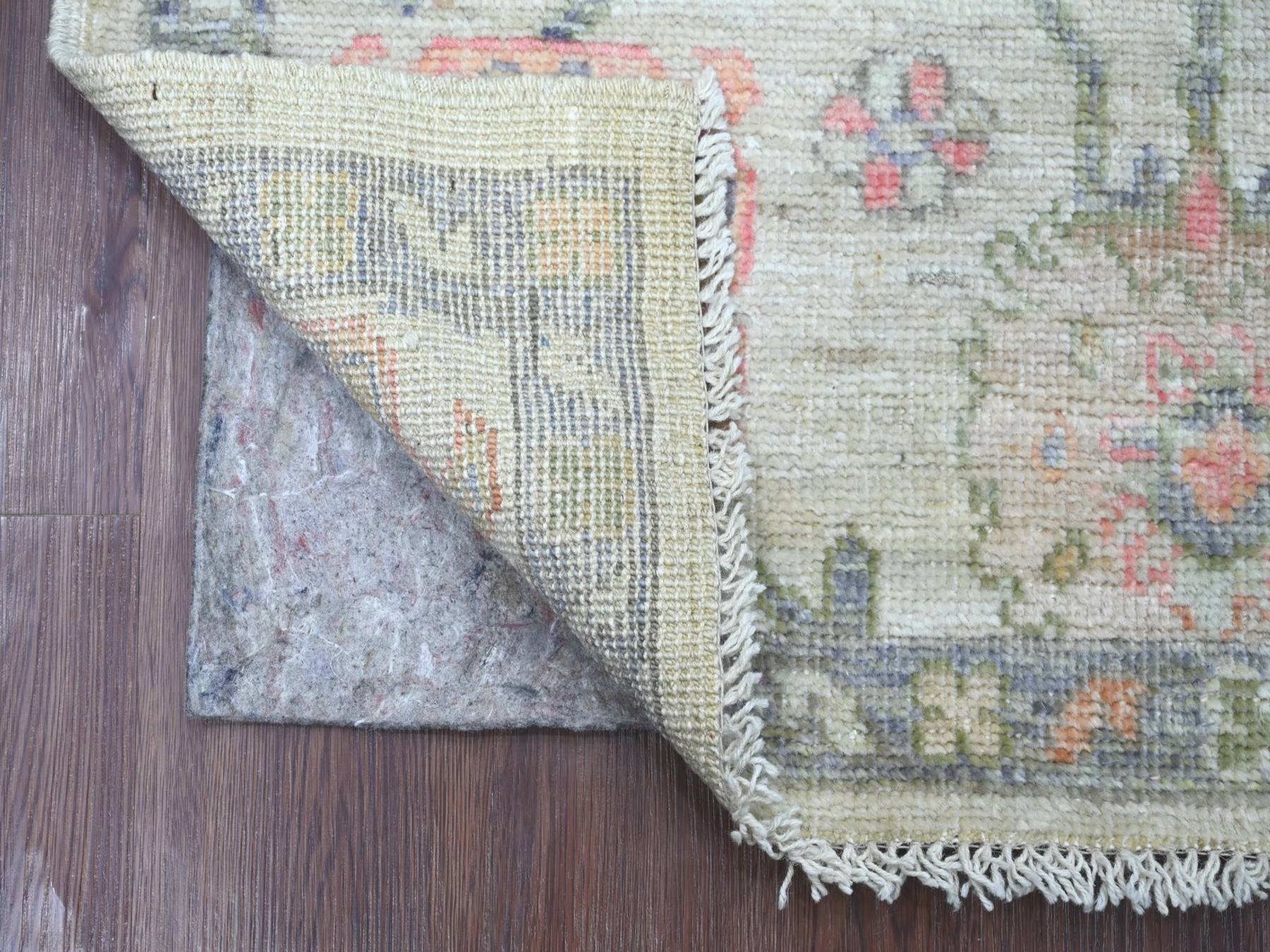 Oushak Oushak hand-knotted wool runner in Gray, 2'3" x 5'11" — SKU O022909 (view 2)