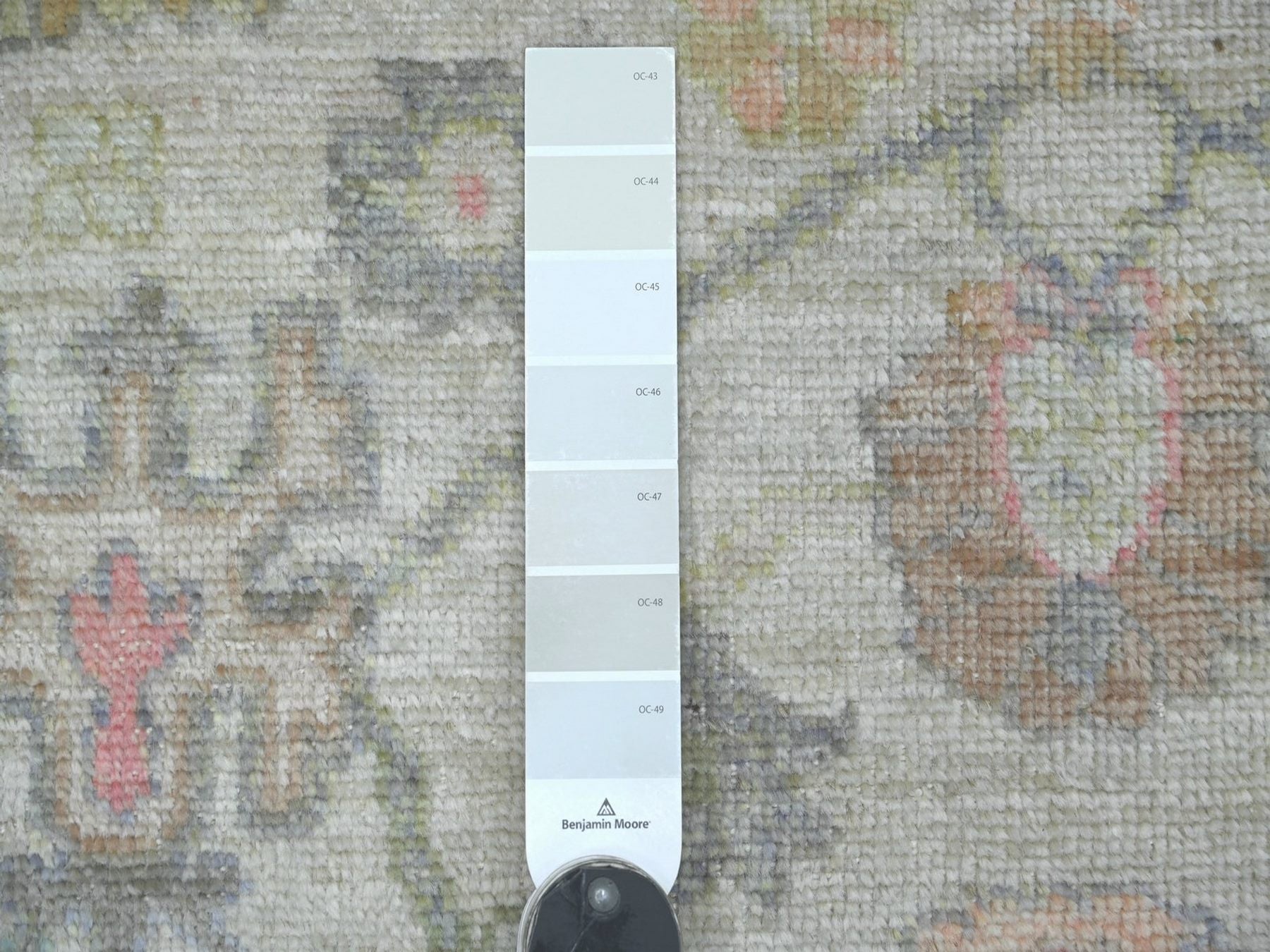 Oushak Oushak hand-knotted wool runner in Gray, 2'3" x 5'11" — SKU O022909 (view 3)