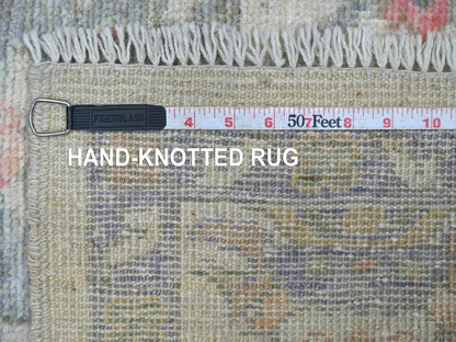 Oushak Oushak hand-knotted wool runner in Gray, 2'3" x 5'11" — SKU O022909 (view 6)