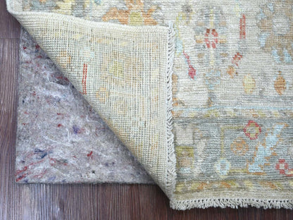 Oushak Oushak hand-knotted wool rug in Ivory & Gray, 3' x 4'10" — SKU O022912 (view 2)