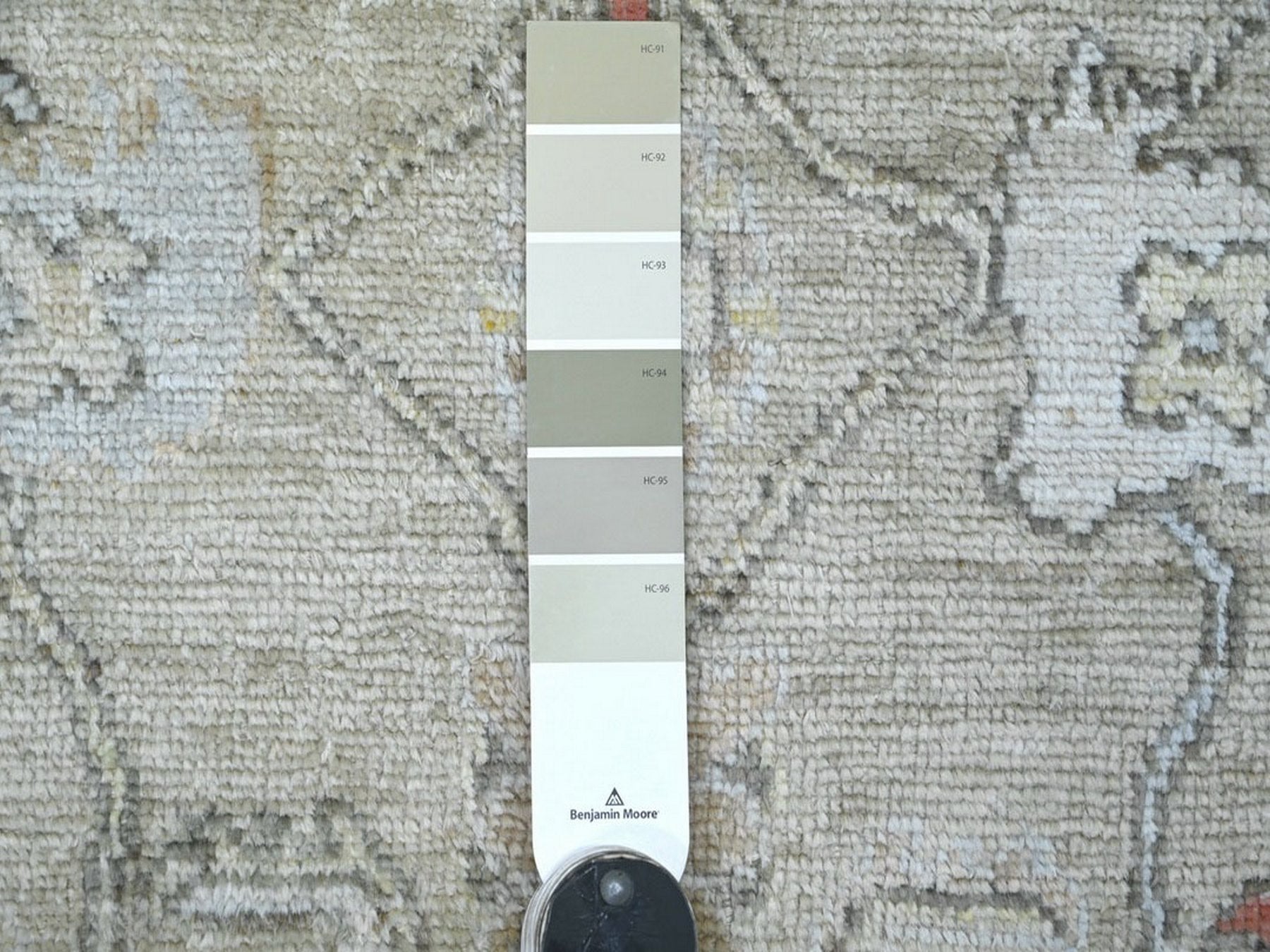 Oushak Oushak hand-knotted wool rug in Gray & Light Gray, 3'3" x 4'11" — SKU O022914 (view 3)
