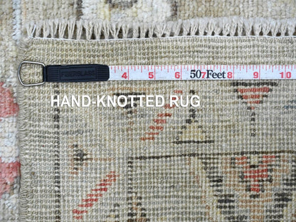Oushak Oushak hand-knotted wool rug in Gray & Light Gray, 3'3" x 4'11" — SKU O022914 (view 6)