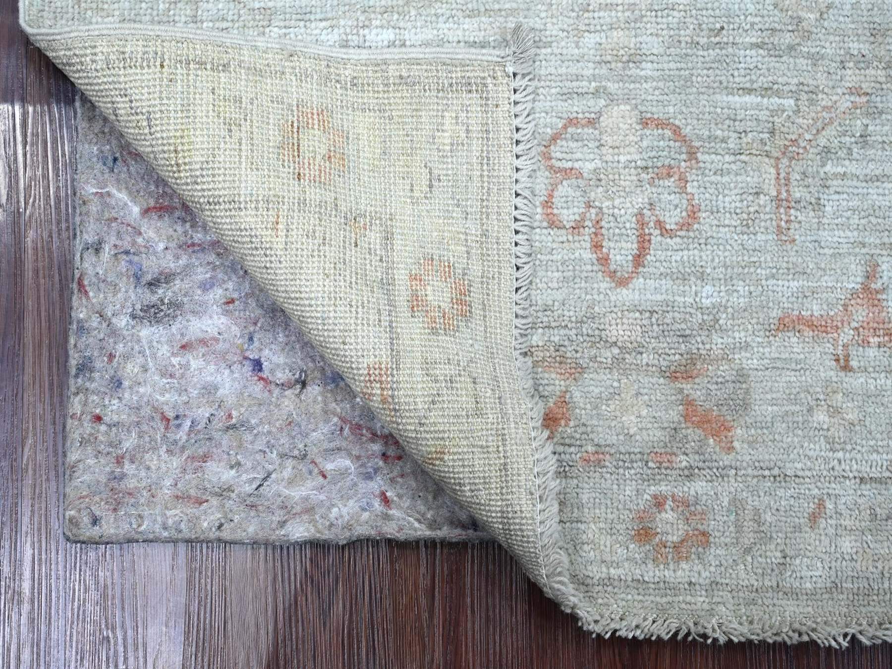 Grey 3'0" x 4'10" Oushak And Peshawar Hand knotted Wool Rug - Sku: O022921