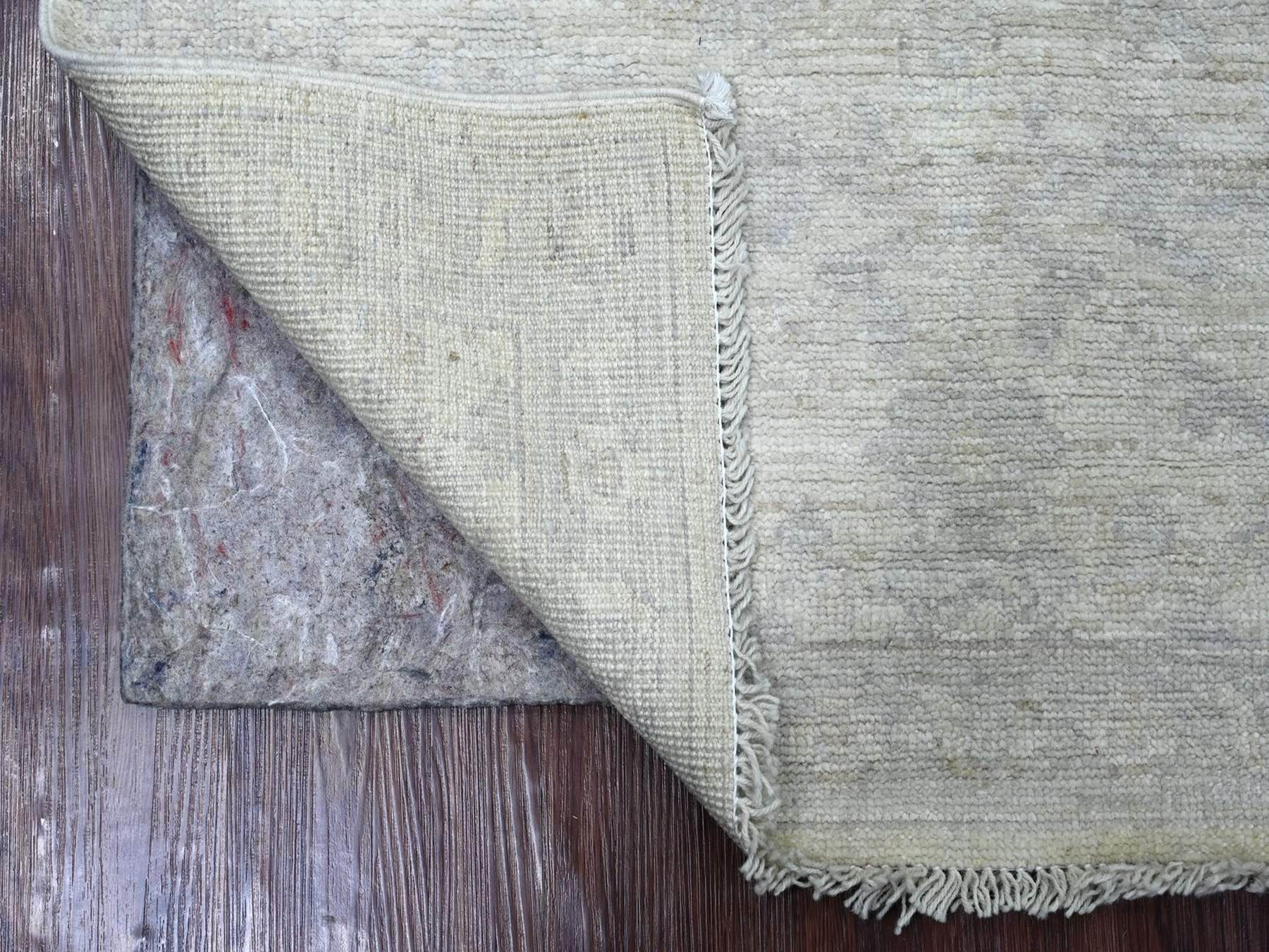 Oushak Oushak hand-knotted wool rug in Ivory & Gray, 2'11" x 4'10" — SKU O022922 (view 2)