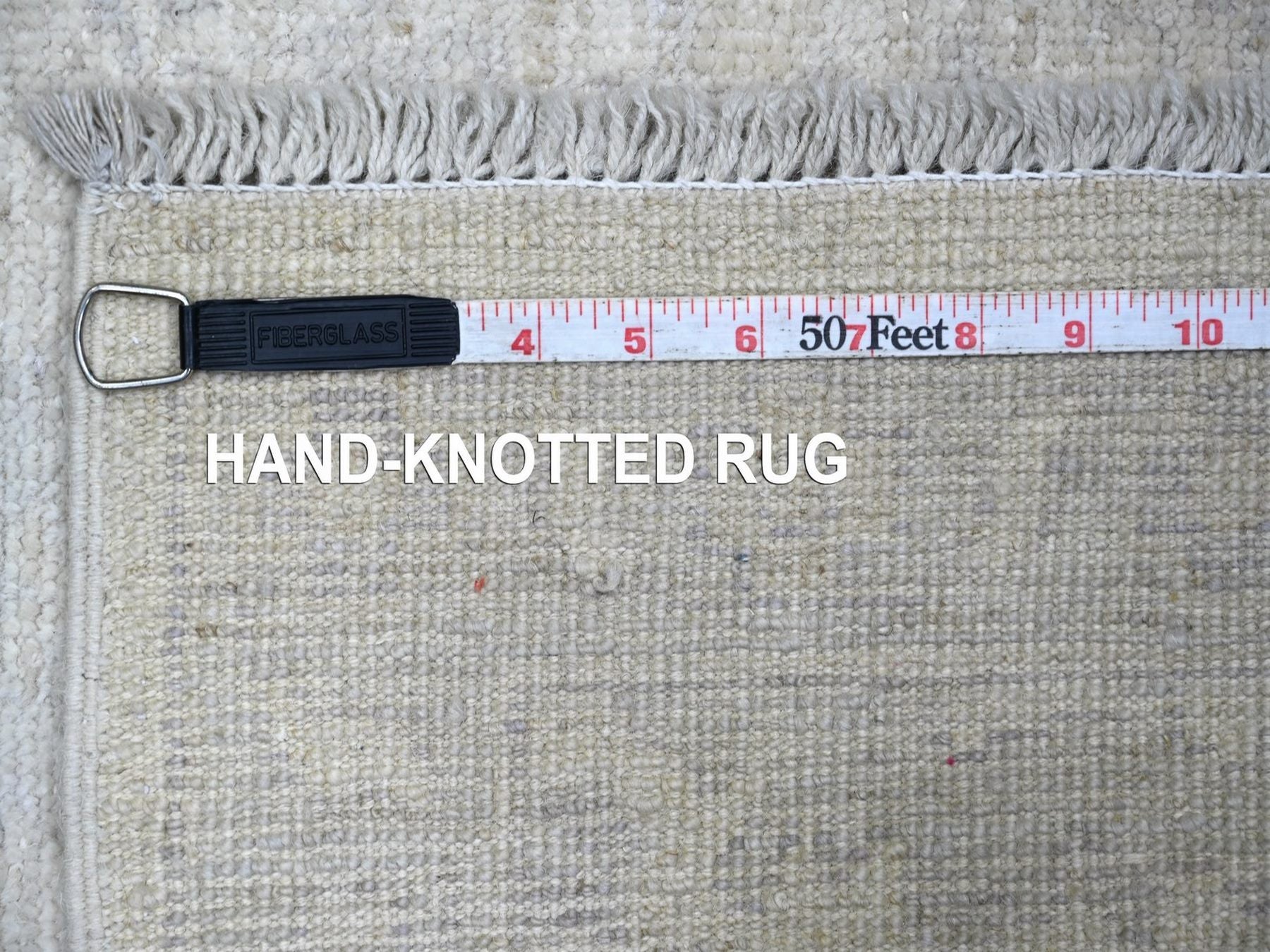 Oushak Oushak hand-knotted wool rug in Ivory & Gray, 2'11" x 4'10" — SKU O022922 (view 6)