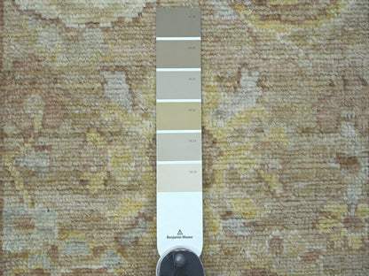 Brown 2'0" x 3'0" Oushak And Peshawar Hand knotted Wool Rug - Sku: O022925