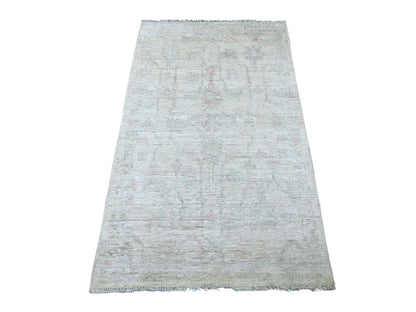 Oushak Oushak hand-knotted wool rug in Gray, 3'1" x 5' — SKU O022929
