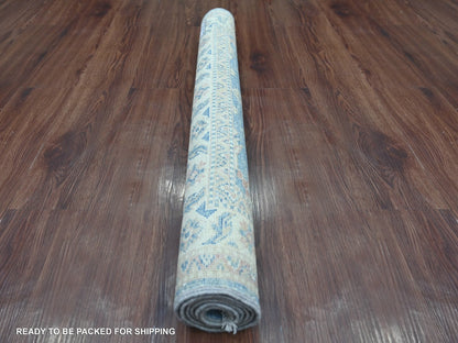Blue 3'4" x 4'6" Kazak Hand knotted Wool Rug - Sku: O022970