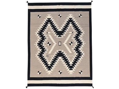Brown 9'1" x 11'9" Flat Weave Hand woven Wool Rug - Sku: O02299