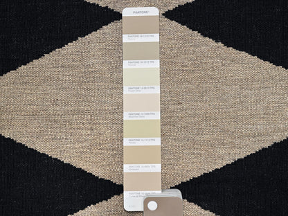Brown 9'3" x 11'10" Flat Weave Hand woven Wool Rug - Sku: O02314
