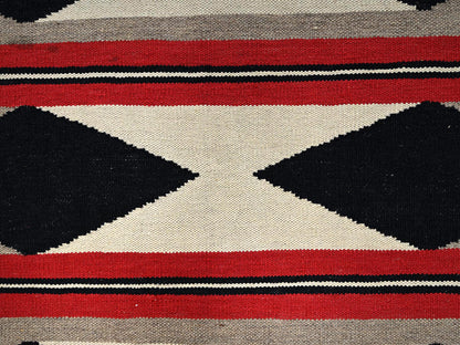Brown 8'2" x 9'11" Flat Weave Hand woven Wool Rug - Sku: O02318