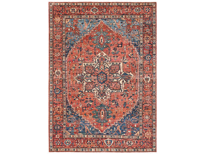Heriz Heriz hand-knotted wool rug in Orange, 9'4" x 13'1" — SKU O02360