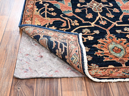Blue 3'3" x 5'0" Tribal & Geometric Hand knotted Wool Rug - Sku: O02374