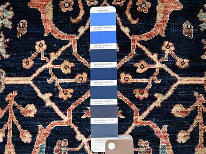 Blue 3'3" x 5'0" Tribal & Geometric Hand knotted Wool Rug - Sku: O02374