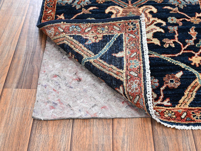 Blue 2'0" x 3'1" Tribal & Geometric Hand knotted Wool Rug - Sku: O02405