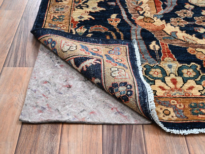 Blue 5'1" x 14'0" Tribal & Geometric Hand knotted Wool Rug - Sku: O02422