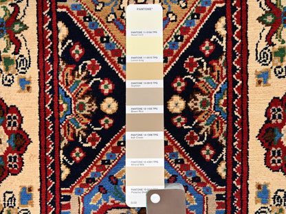 Blue 2'2" x 5'4" Kazak Hand knotted Wool Rug - Sku: O02468
