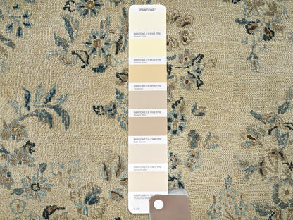 Brown 10'0" x 18'5" Vintage Hand knotted Wool Rug - Sku: O02531
