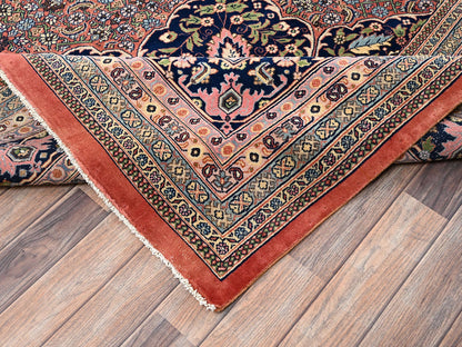 Brown 11'9" x 18'0" Vintage Hand knotted Wool Rug - Sku: O02536