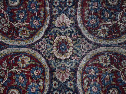 Ivory 11'8" x 17'0" Antique Hand knotted Wool Rug - Sku: O02543