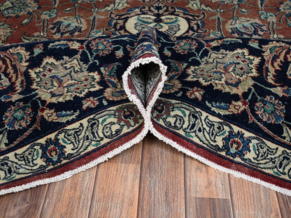 Brown 10'10" x 15'4" Vintage Hand knotted Wool Rug - Sku: O02547