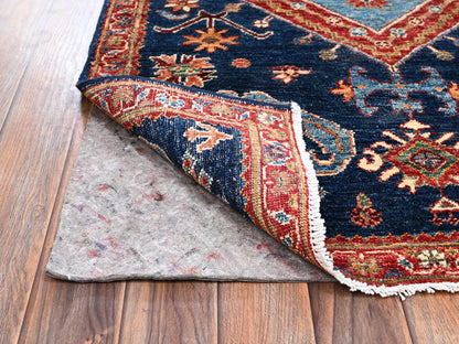 Blue 3'1" x 5'1" Tribal & Geometric Hand knotted Wool Rug - Sku: O02568