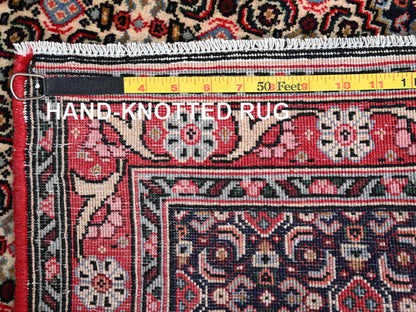 Blue 3'1" x 8'5" Tribal & Geometric Hand knotted Wool Rug - Sku: O02583