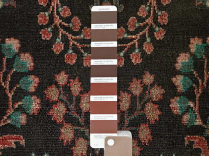 Brown 2'10" x 9'9" Vintage Hand knotted Wool Rug - Sku: O02612