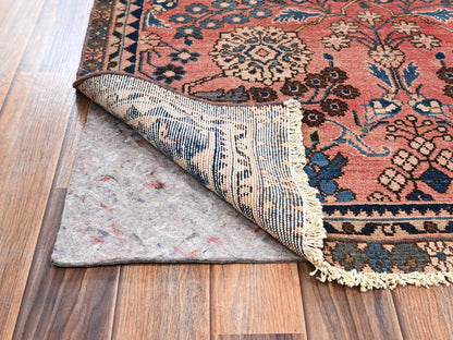 Pink 3'2" x 4'9" Vintage Hand knotted Wool Rug - Sku: O02633