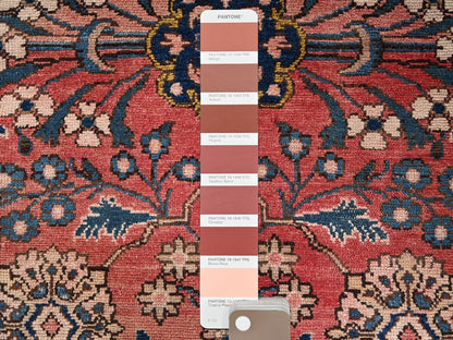 Pink 3'2" x 4'9" Vintage Hand knotted Wool Rug - Sku: O02633