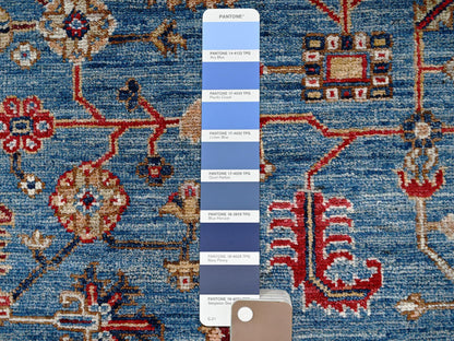 Blue 8'3" x 9'9" Heriz Hand knotted Wool Rug - Sku: O02648