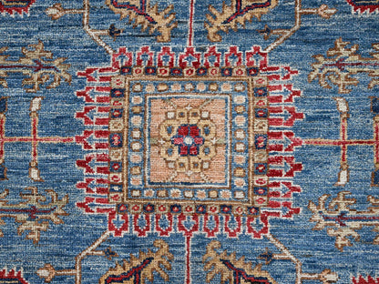 Blue 8'3" x 9'9" Heriz Hand knotted Wool Rug - Sku: O02648
