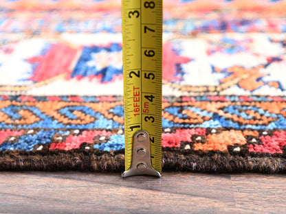 Blue 4'11" x 6'4" Kazak Hand knotted Wool Rug - Sku: O02664